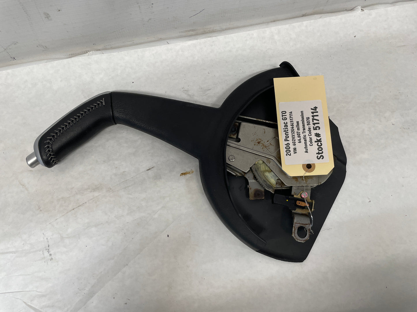 2006 Pontiac GTO Emergency E Brake Handle Lever OEM