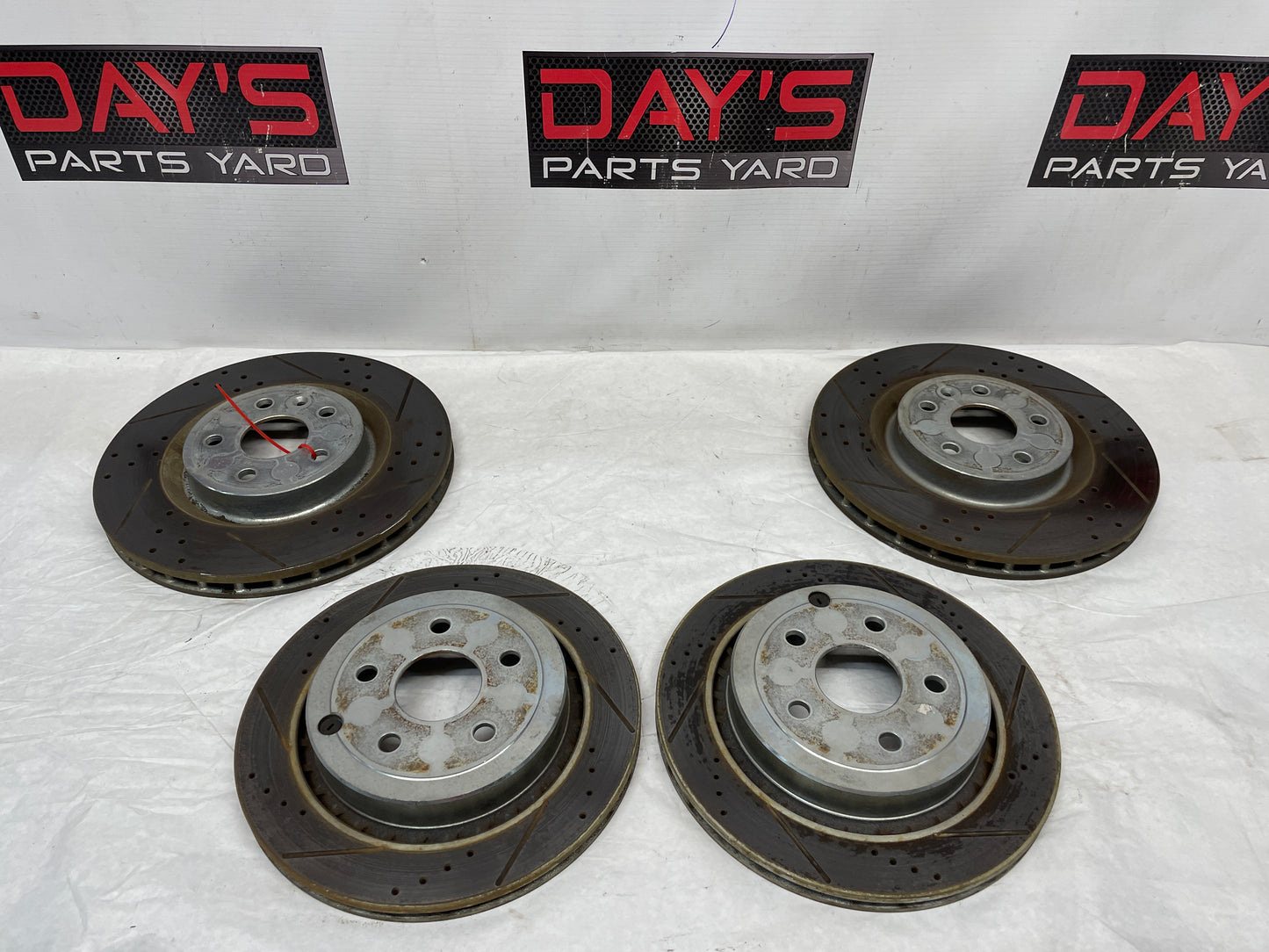 2014 Chevy SS Sedan Drilled and Slotted Rotors OEM - Day's Parts Yard