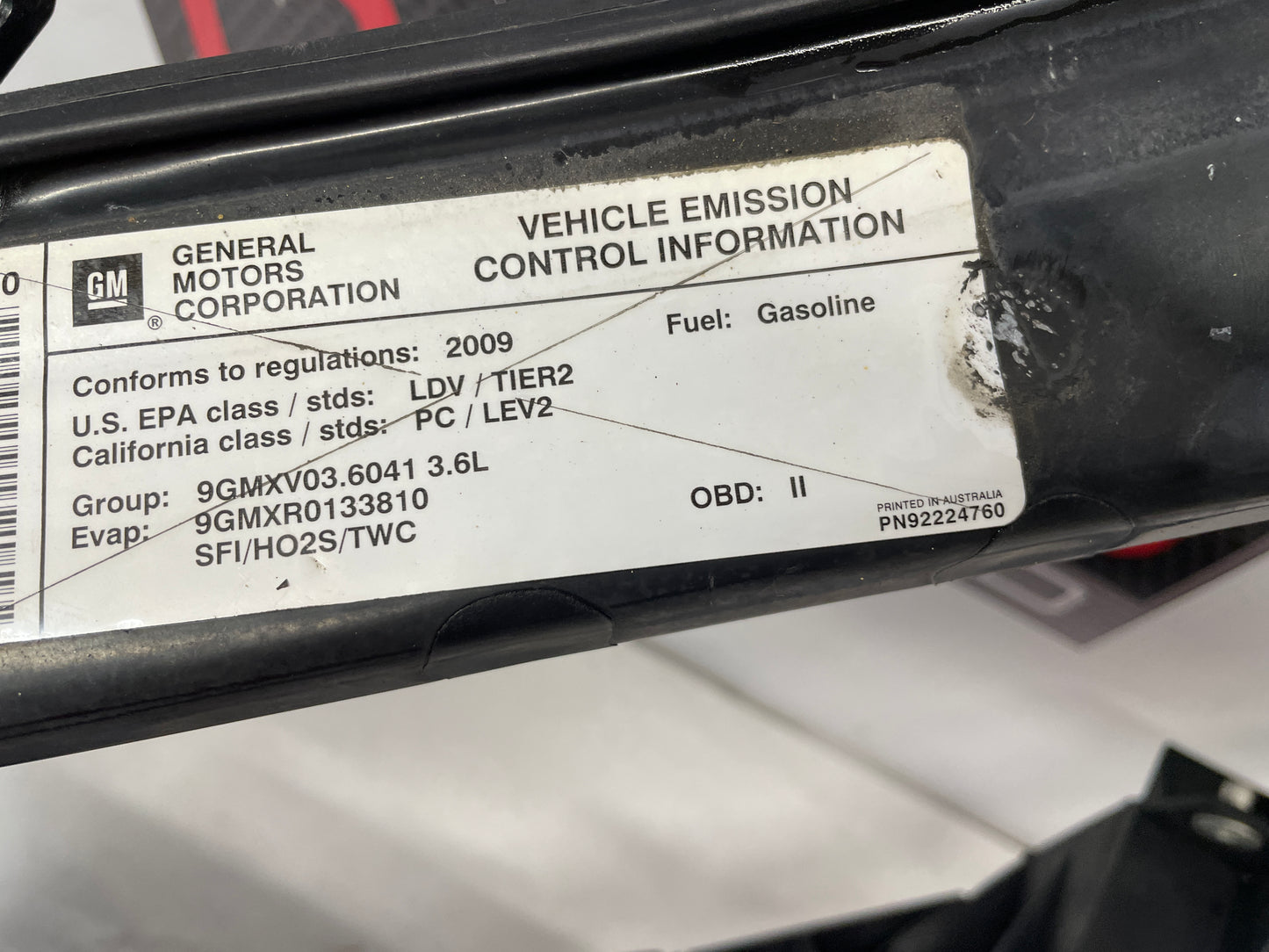 2009 Pontiac G8 Radiator Core Support Bracket - Day's Parts Yard