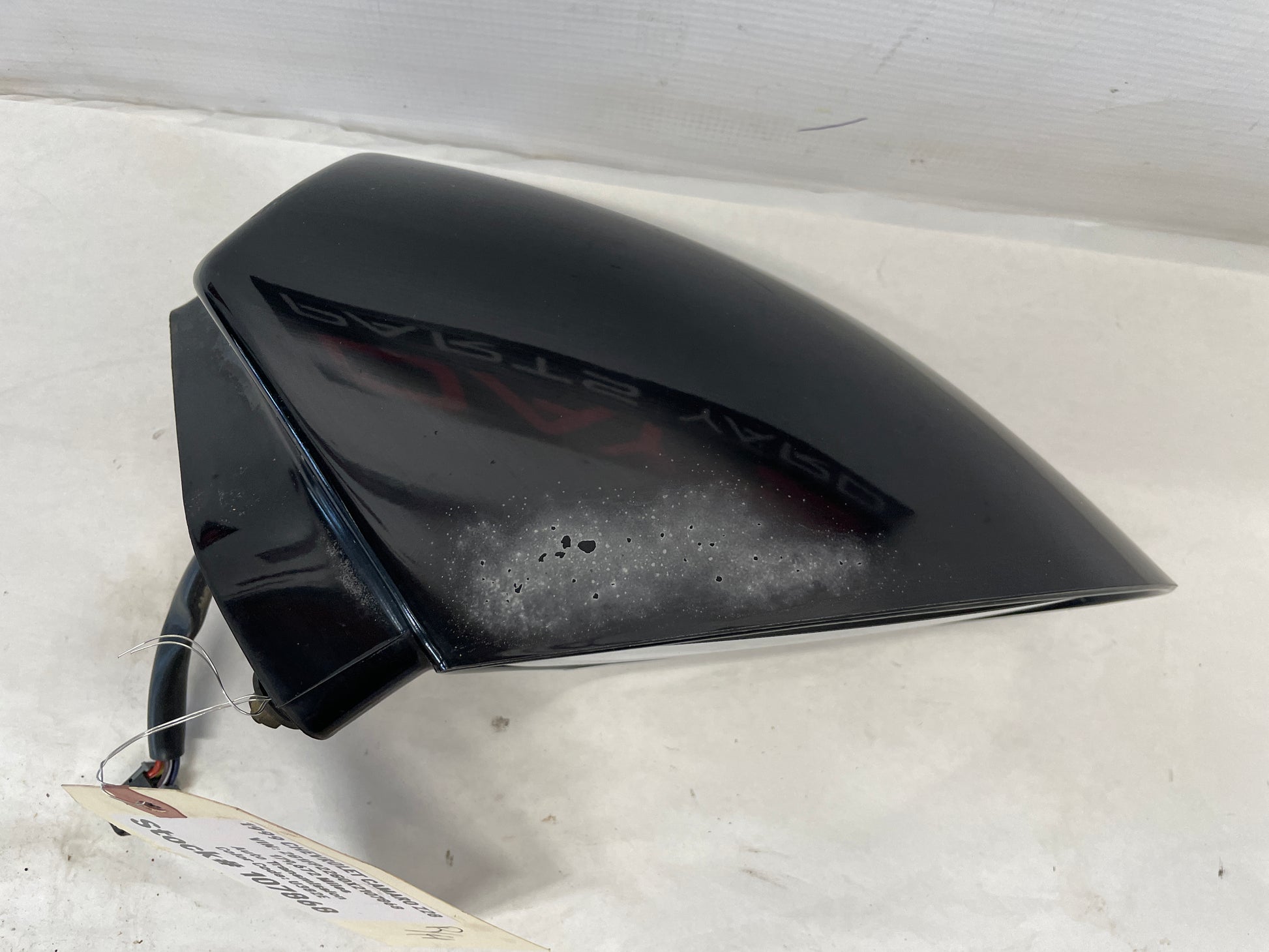1999 Chevy Camaro Z28 RH Passenger Exterior Mirror Black OEM - Day's Parts Yard