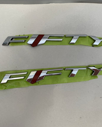 2017 Chevy Camaro SS Fender Fifty Emblems Set OEM