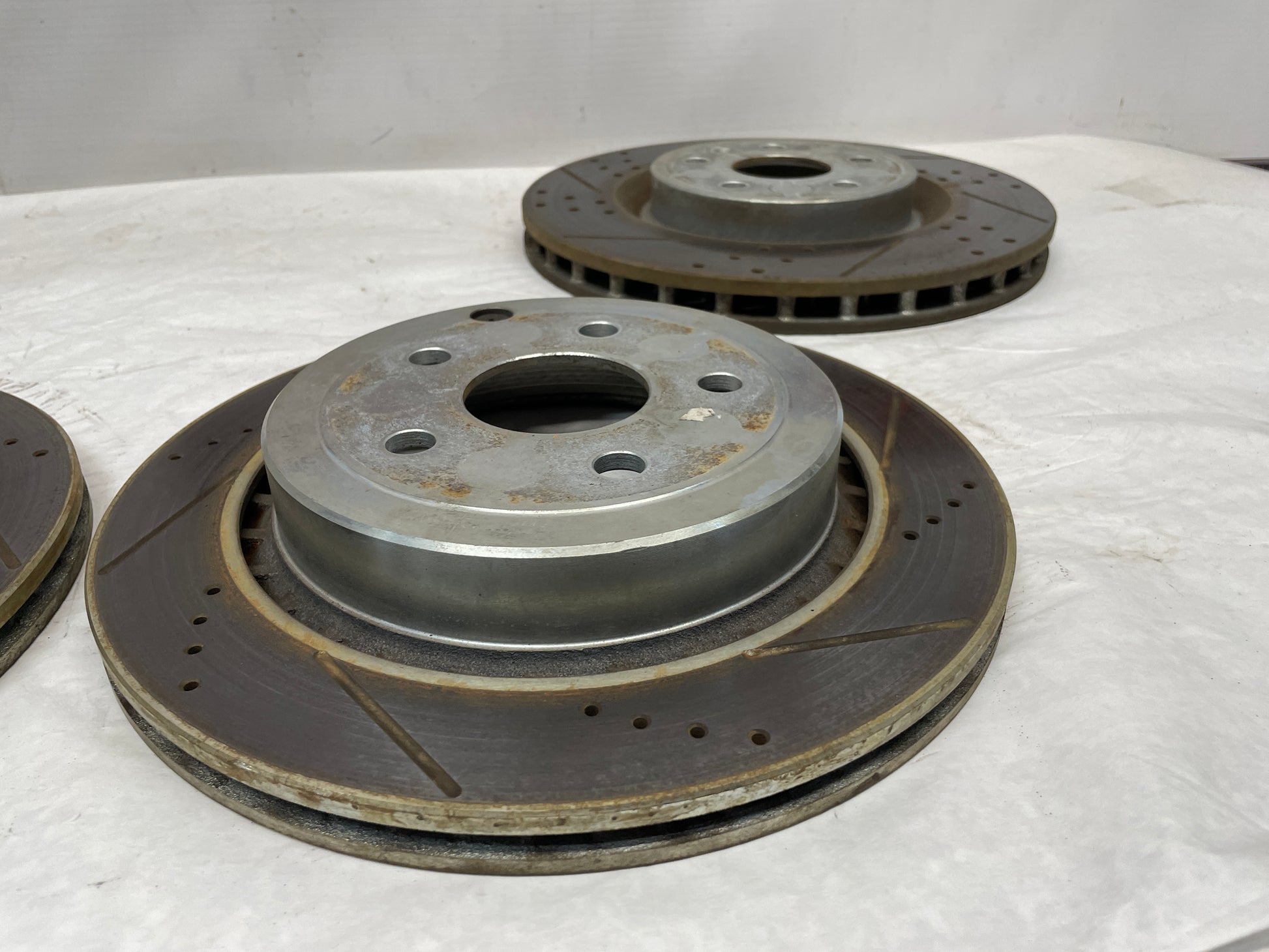 2014 Chevy SS Sedan Drilled and Slotted Rotors OEM - Day's Parts Yard