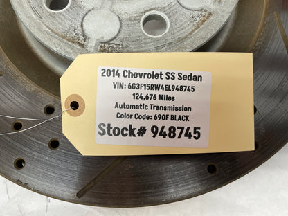 2014 Chevy SS Sedan Drilled and Slotted Rotors OEM - Day's Parts Yard