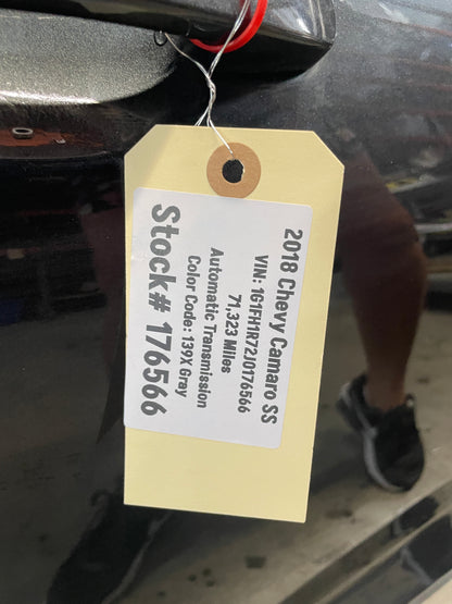 2018 Chevy Camaro SS RH Passenger Front Exterior Door OEM - Day's Parts Yard