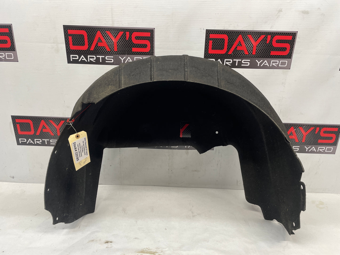 2016 Chevy SS Sedan RH Passenger Fender Wheel Well Liner House OEM - Day's Parts Yard