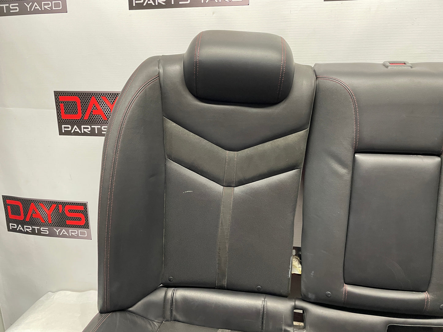 2014 Chevy SS Sedan Seats Rears Black Leather Alcantara Suede OEM - Day's Parts Yard