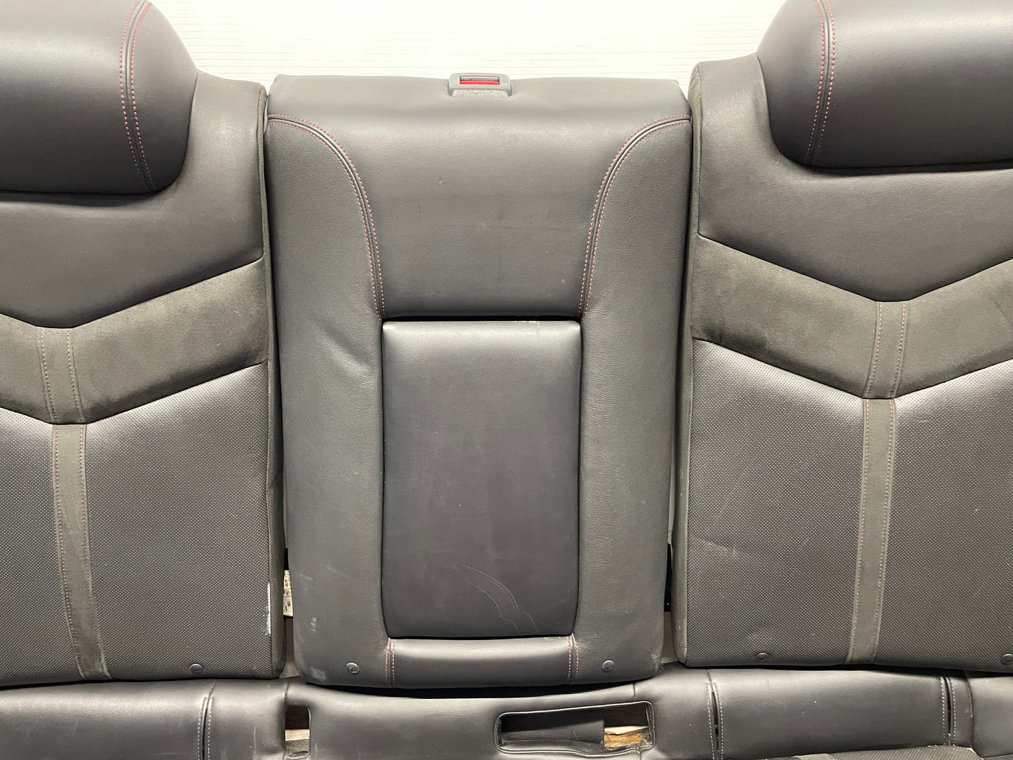 2014 Chevy SS Sedan Seats Rears Black Leather Alcantara Suede OEM - Day's Parts Yard