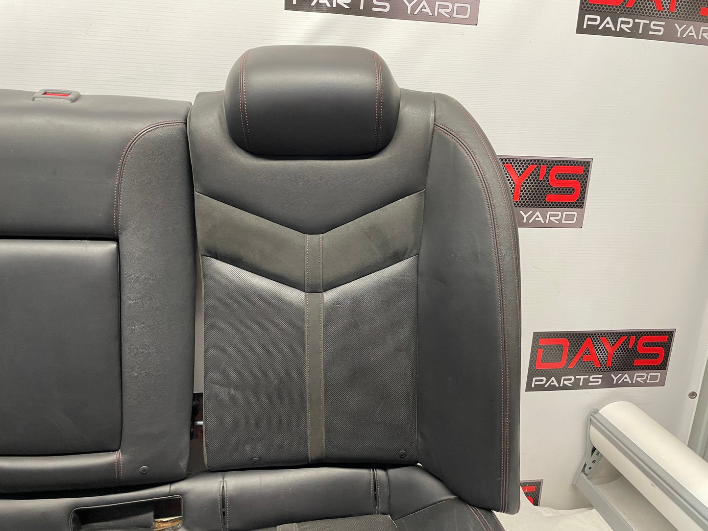 2014 Chevy SS Sedan Seats Rears Black Leather Alcantara Suede OEM - Day's Parts Yard