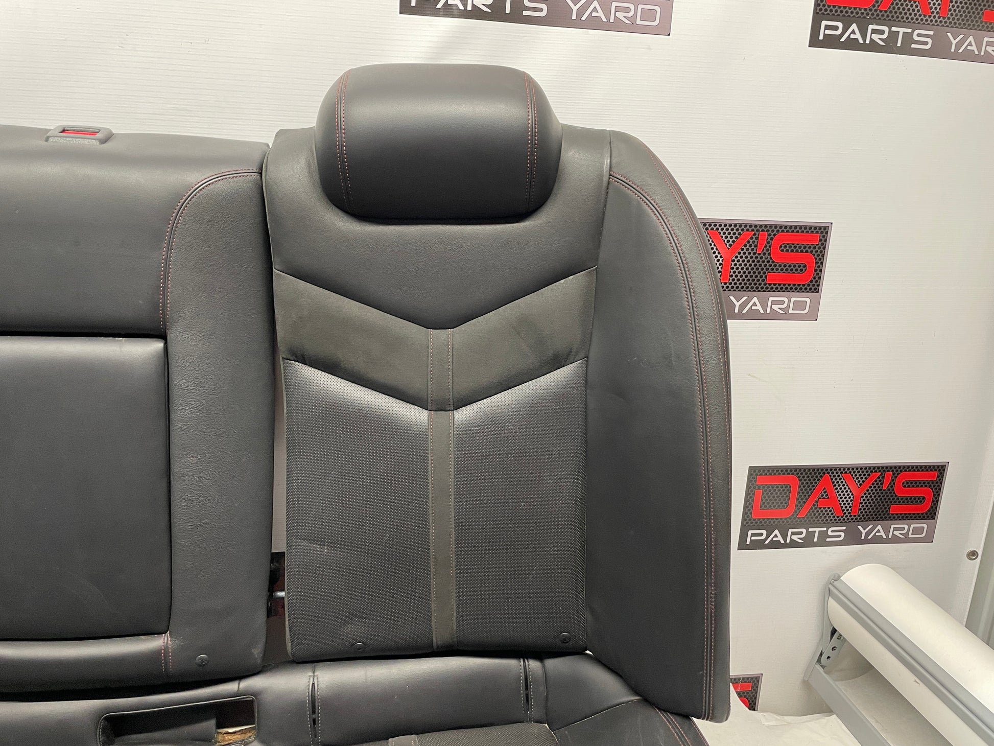 2014 Chevy SS Sedan Seats Rears Black Leather Alcantara Suede OEM - Day's Parts Yard