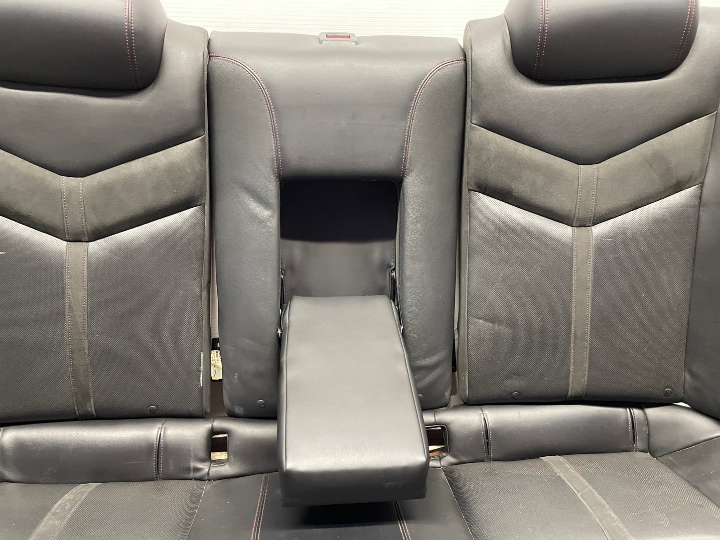 2014 Chevy SS Sedan Seats Rears Black Leather Alcantara Suede OEM - Day's Parts Yard