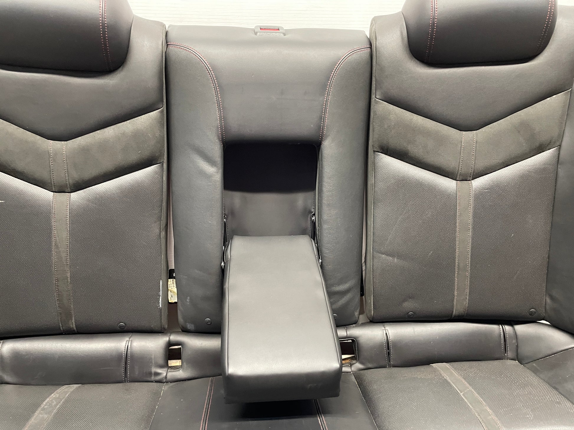 2014 Chevy SS Sedan Seats Rears Black Leather Alcantara Suede OEM - Day's Parts Yard