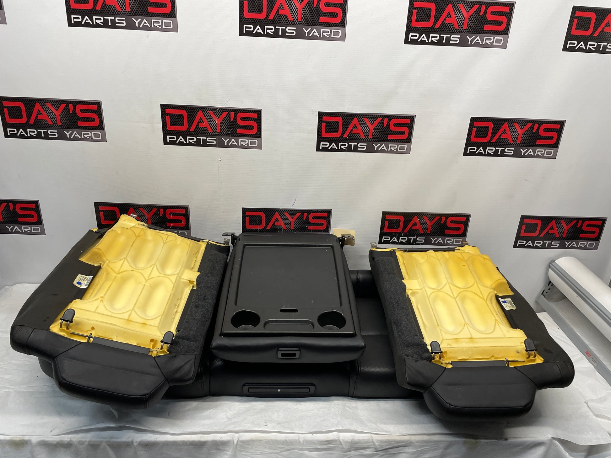 2014 Chevy SS Sedan Seats Rears Black Leather Alcantara Suede OEM - Day's Parts Yard