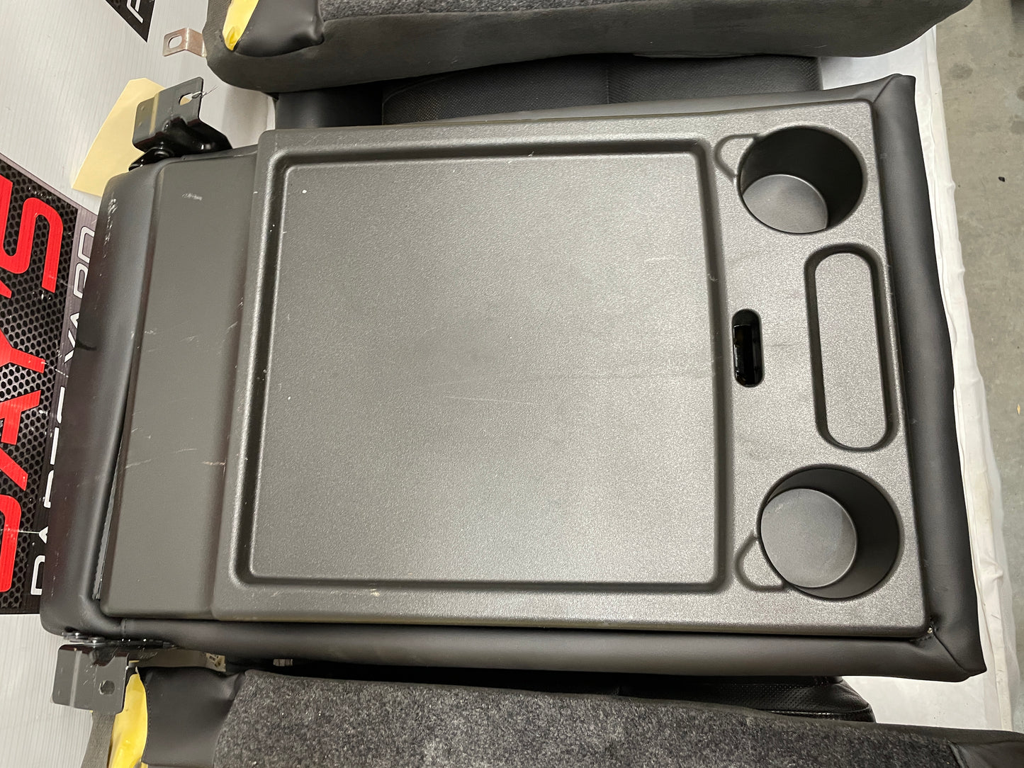 2014 Chevy SS Sedan Seats Rears Black Leather Alcantara Suede OEM - Day's Parts Yard