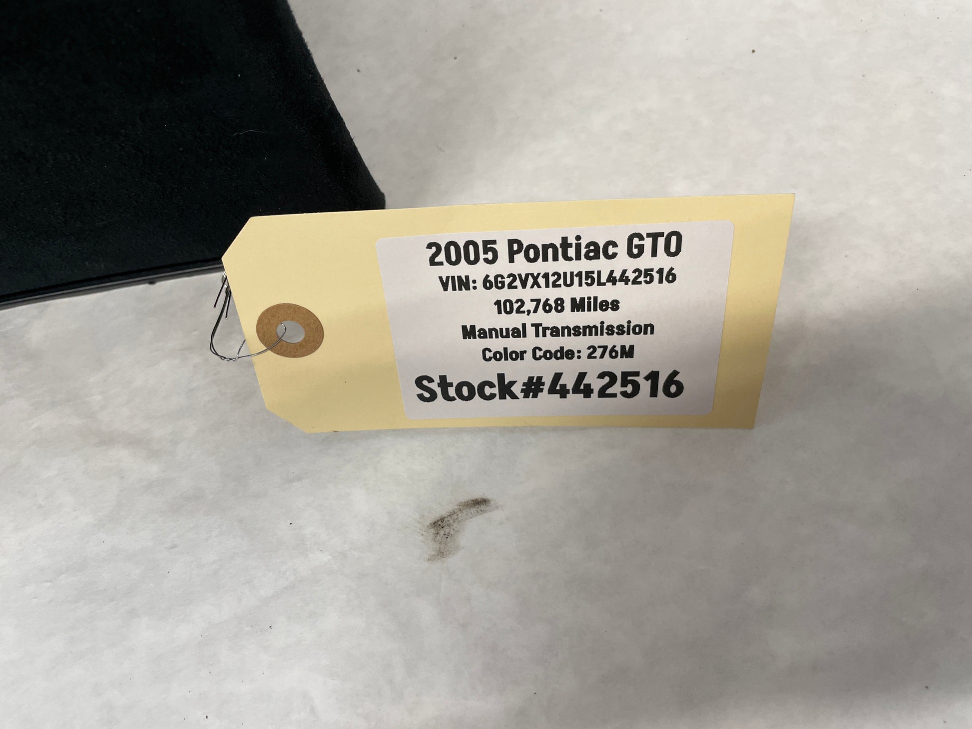 2005 Pontiac GTO Black Suede Interior Knee Bolster Fuse Box Block Cover OEM - Day's Parts Yard