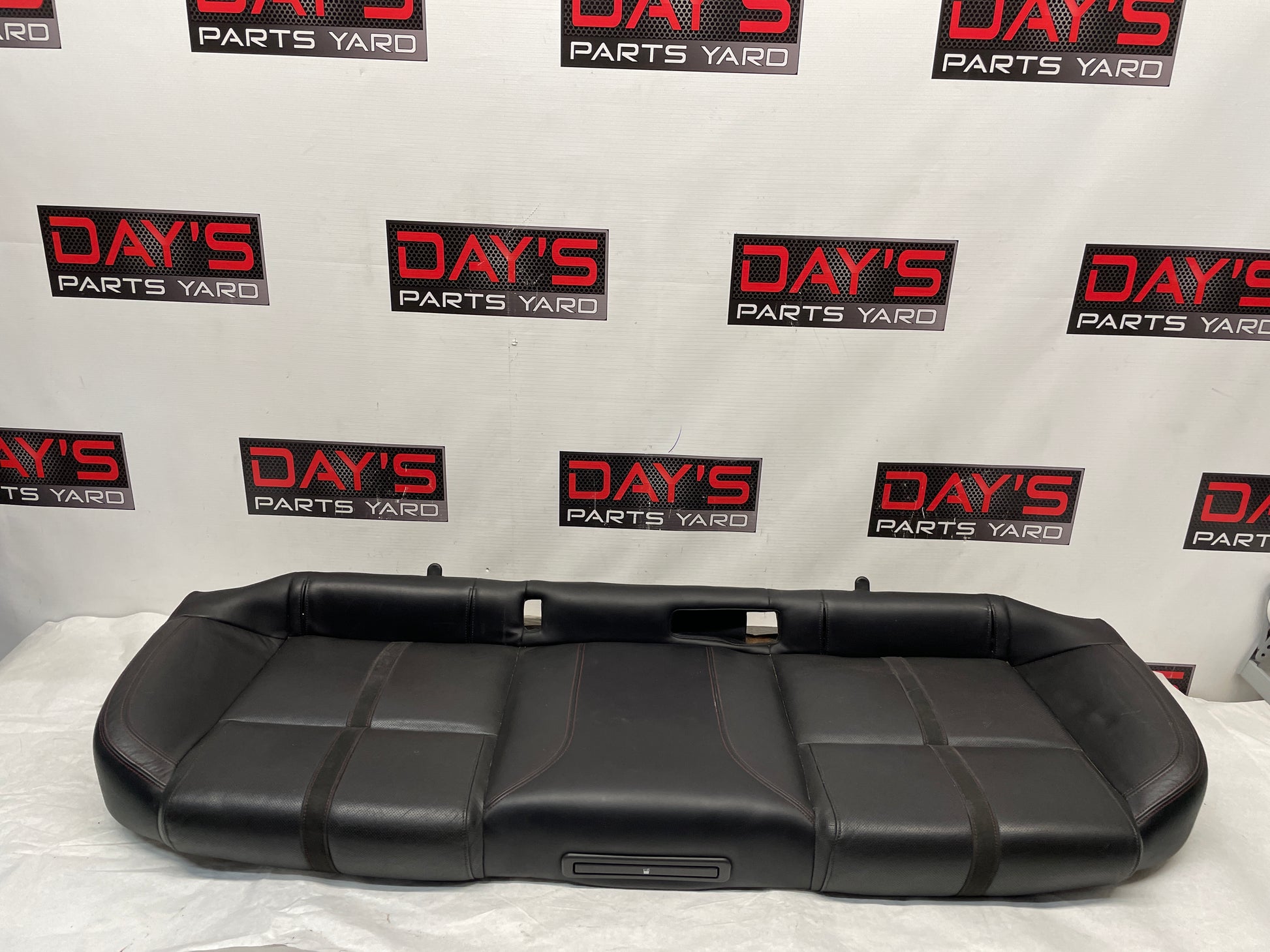 2014 Chevy SS Sedan Seats Rears Black Leather Alcantara Suede OEM - Day's Parts Yard