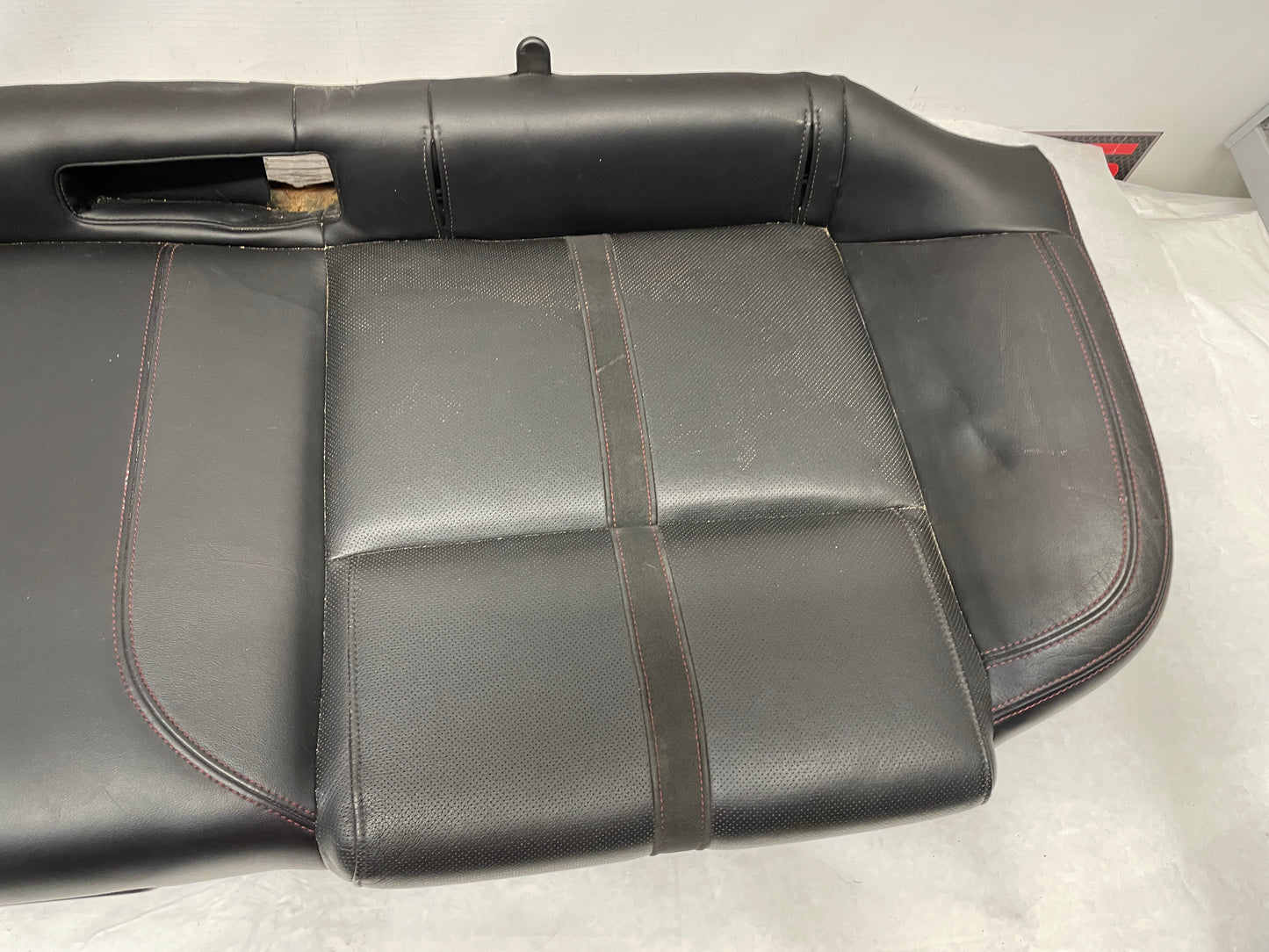 2014 Chevy SS Sedan Seats Rears Black Leather Alcantara Suede OEM - Day's Parts Yard