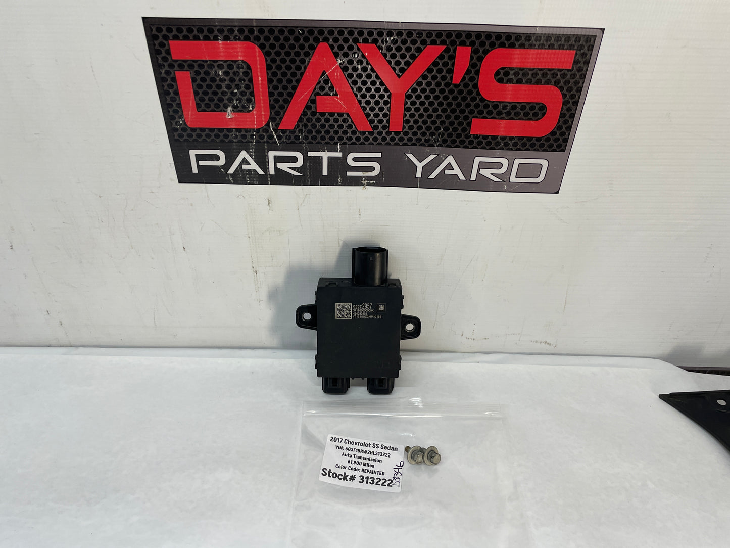 2017 Chevy SS Sedan Radiator Cooling Fan Motor Module OEM - Day's Parts Yard