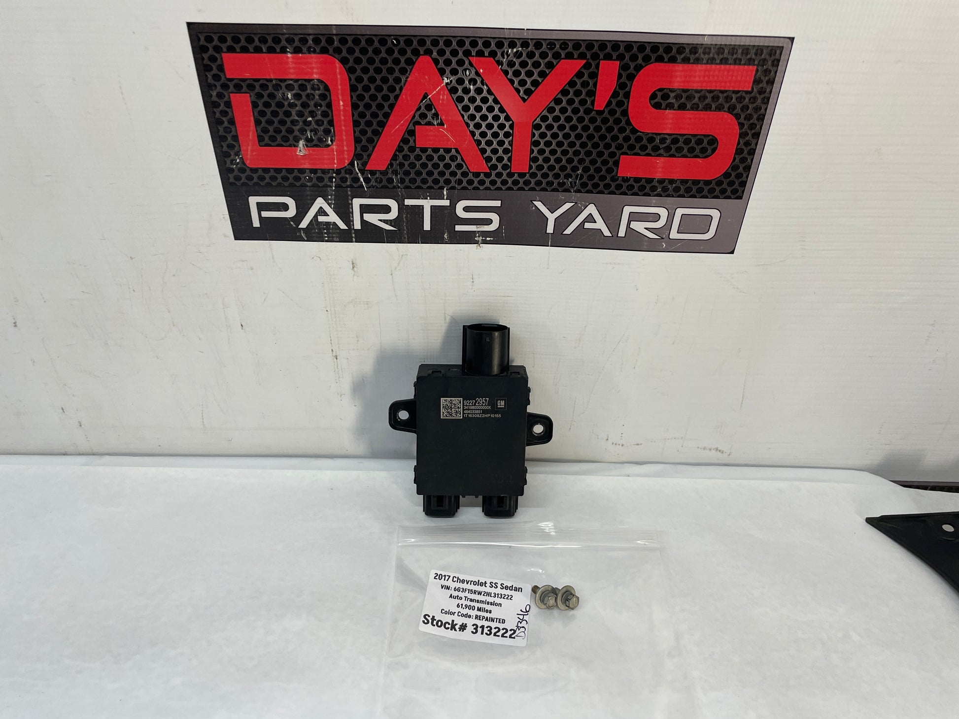 2017 Chevy SS Sedan Radiator Cooling Fan Motor Module OEM - Day's Parts Yard