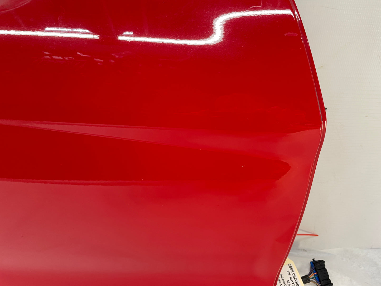 2008 Chevy C6 Corvette RH Passenger Exterior Door Red OEM