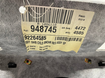 2014 Chevy SS Sedan Rear Package Deck Tray Parcel Shelf Trim Cover OEM - Day's Parts Yard