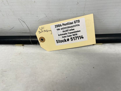 2006 Pontiac GTO LH Driver Window Door Belt Molding Weather Strip Trim OEM