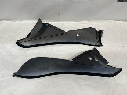 2005 Pontiac GTO RH & LH Console Interior Black Suede Trim Panels OEM - Day's Parts Yard