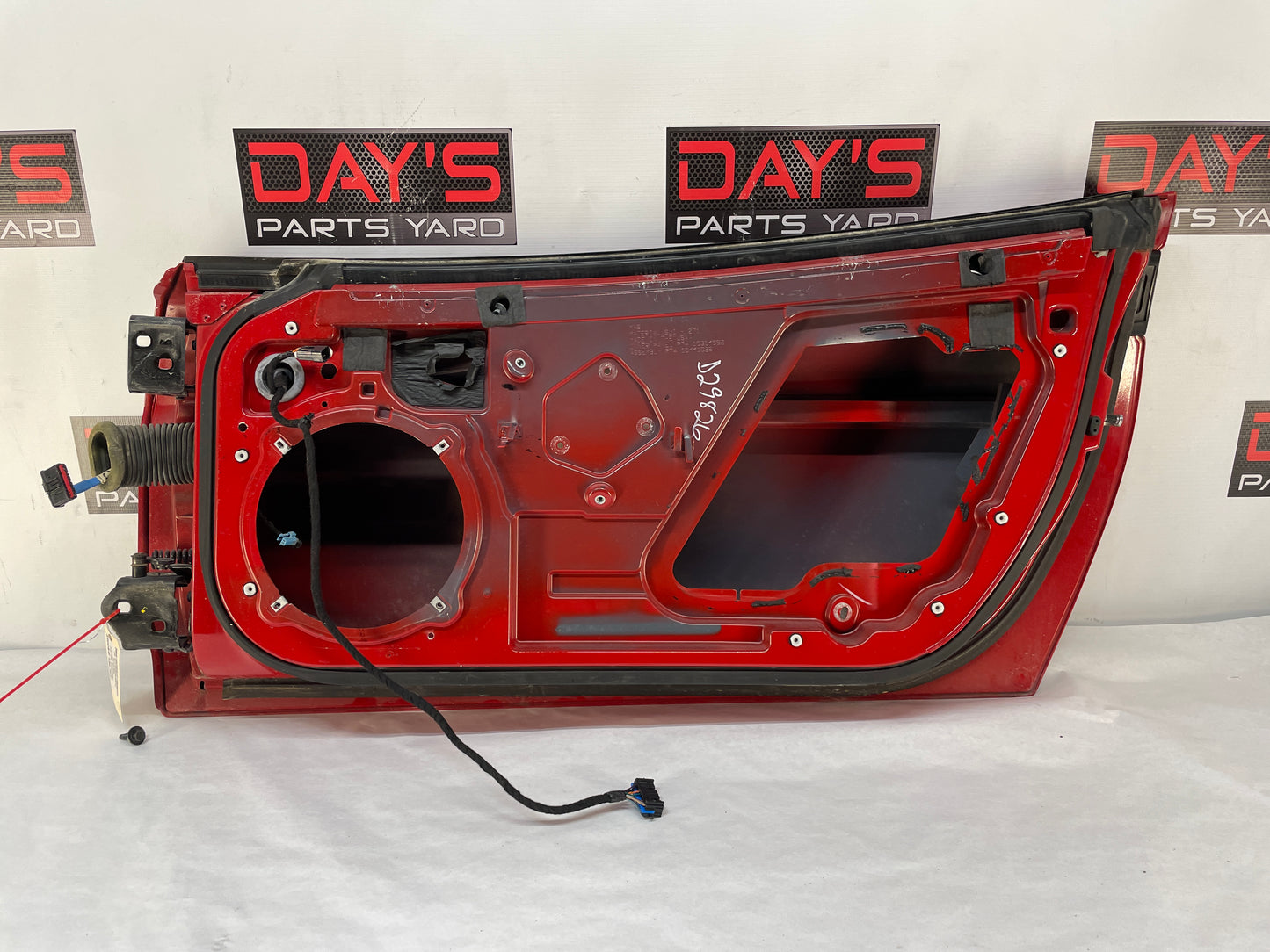 2008 Chevy C6 Corvette RH Passenger Exterior Door Red OEM