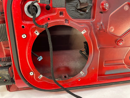 2008 Chevy C6 Corvette RH Passenger Exterior Door Red OEM