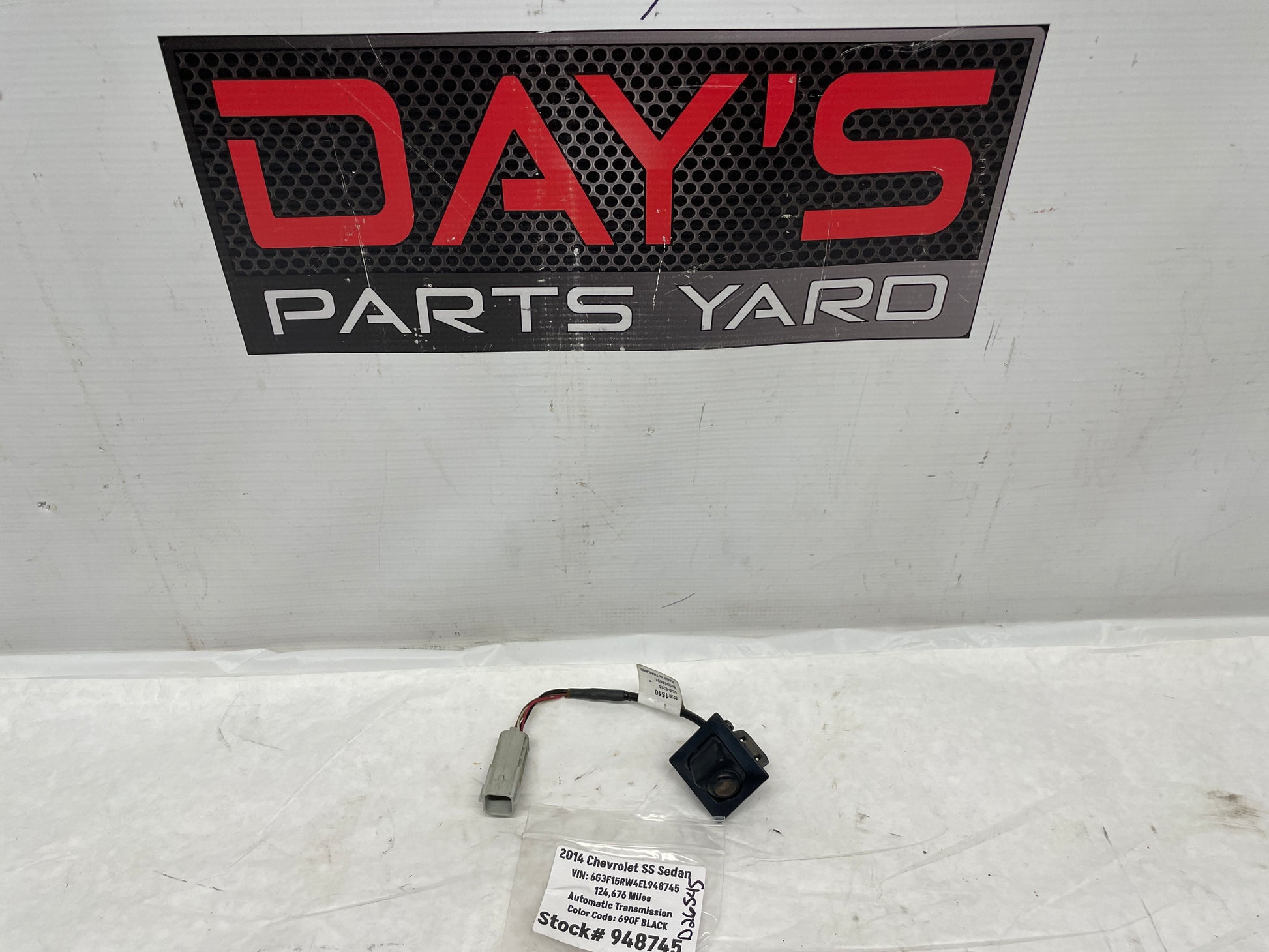 2014 Chevy SS Sedan Rear Bumper Back Up Camera OEM - Day's Parts Yard