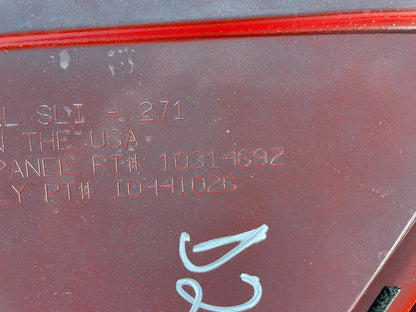 2008 Chevy C6 Corvette RH Passenger Exterior Door Red OEM