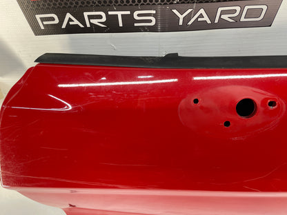 2008 Chevy C6 Corvette LH Driver Exterior Door Red OEM