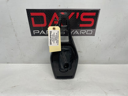 2022 Chevy Camaro SS Center Console Shifter Bezel Carbon Wrap Trim w/ Leather Boot OEM - Day's Parts Yard