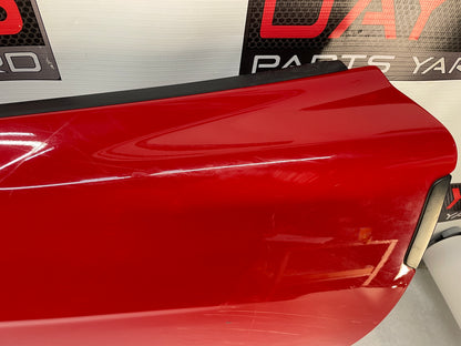 2008 Chevy C6 Corvette LH Driver Exterior Door Red OEM