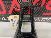 2022 Chevy Camaro SS Center Console Shifter Bezel Carbon Wrap Trim w/ Leather Boot OEM - Day's Parts Yard