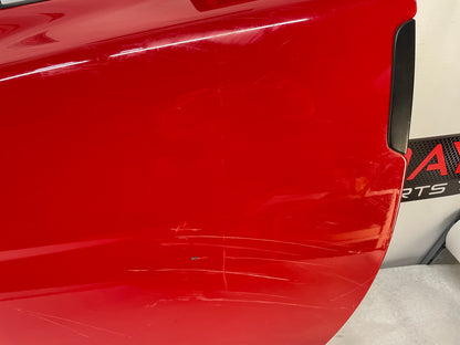 2008 Chevy C6 Corvette LH Driver Exterior Door Red OEM