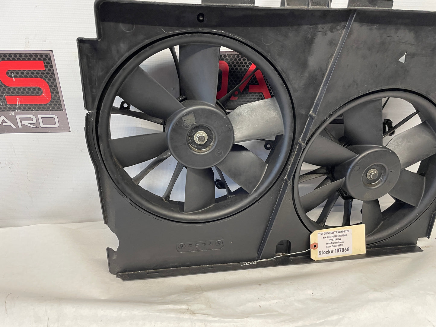 1999 Chevy Camaro Z28 Dual Electric Radiator Cooling Fans OEM - Day's Parts Yard