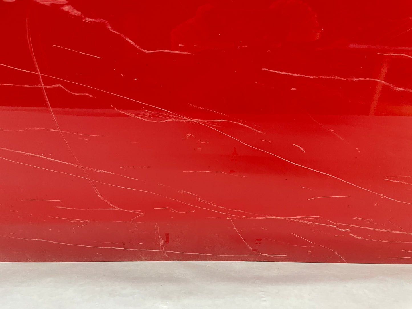 2008 Chevy C6 Corvette LH Driver Exterior Door Red OEM