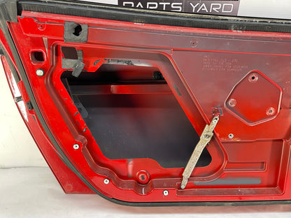 2008 Chevy C6 Corvette LH Driver Exterior Door Red OEM