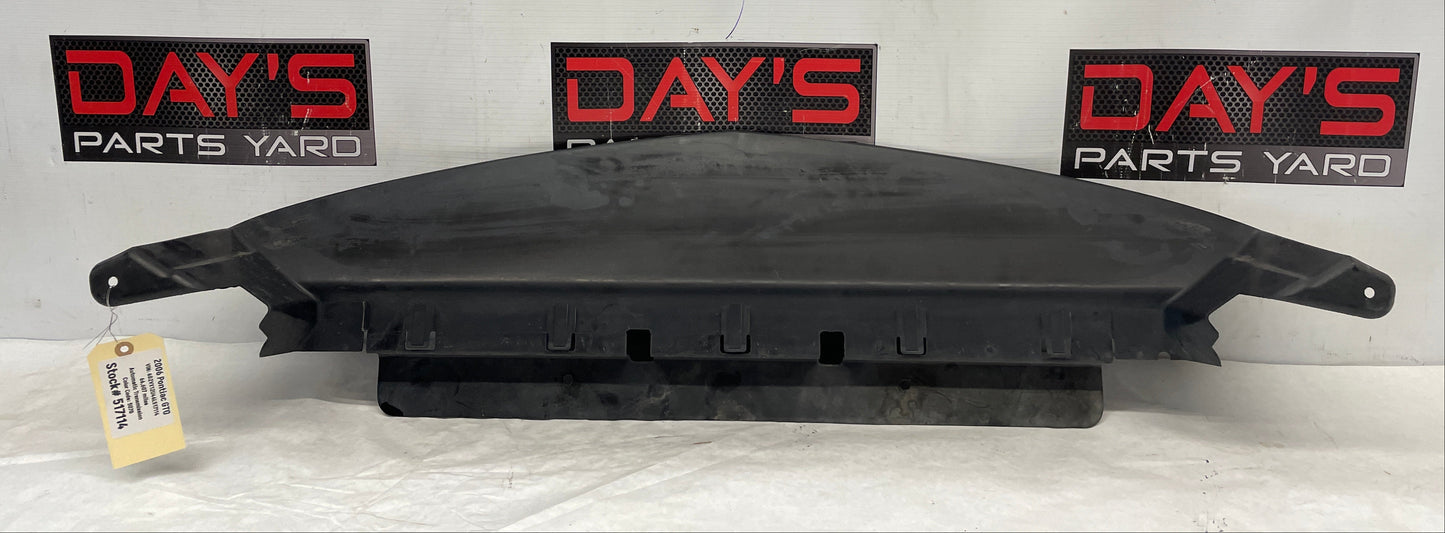 2005 Pontiac GTO Front Facial Radiator Air Inlet Lower Duct OEM
