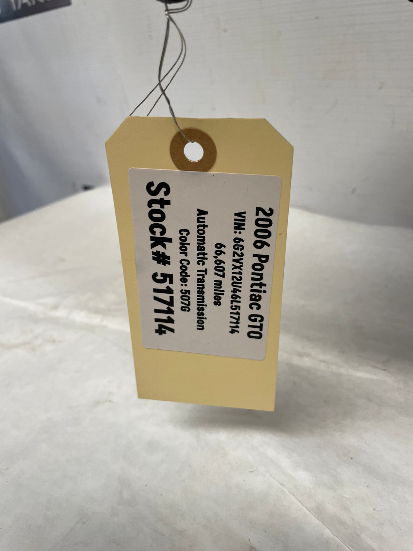 2005 Pontiac GTO Front Facial Radiator Air Inlet Lower Duct OEM