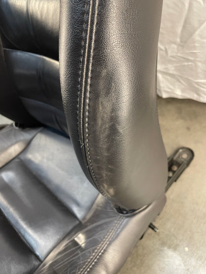 2008 Chevy C6 Corvette Seats Black Leather OEM