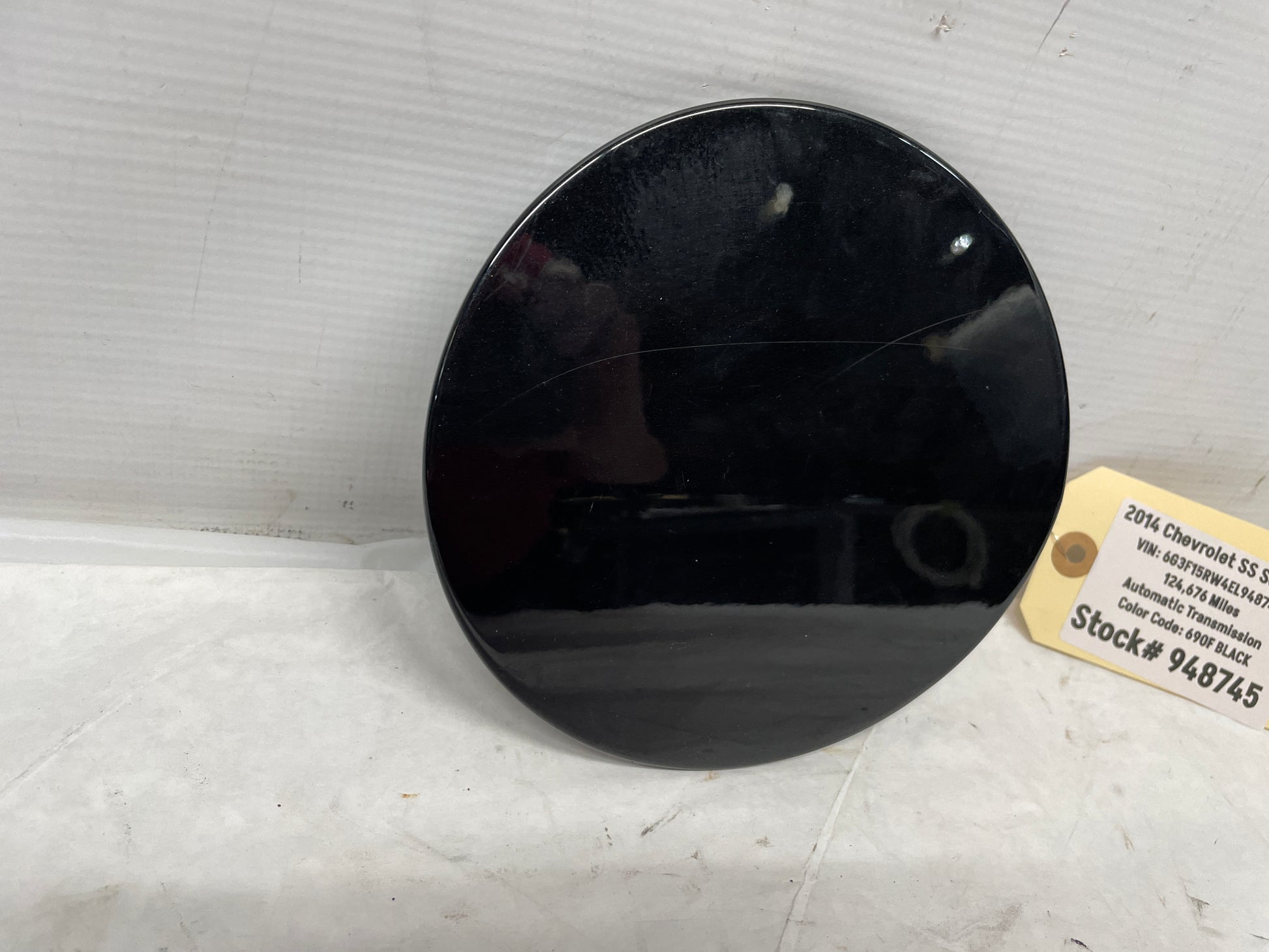 2014 Chevy SS Sedan Fuel Tank Gas Door Cover Black OEM - Day's Parts Yard