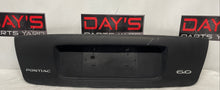 2005 Pontiac GTO Trunk Deck Lid Filler Insert Panel OEM - Day's Parts Yard