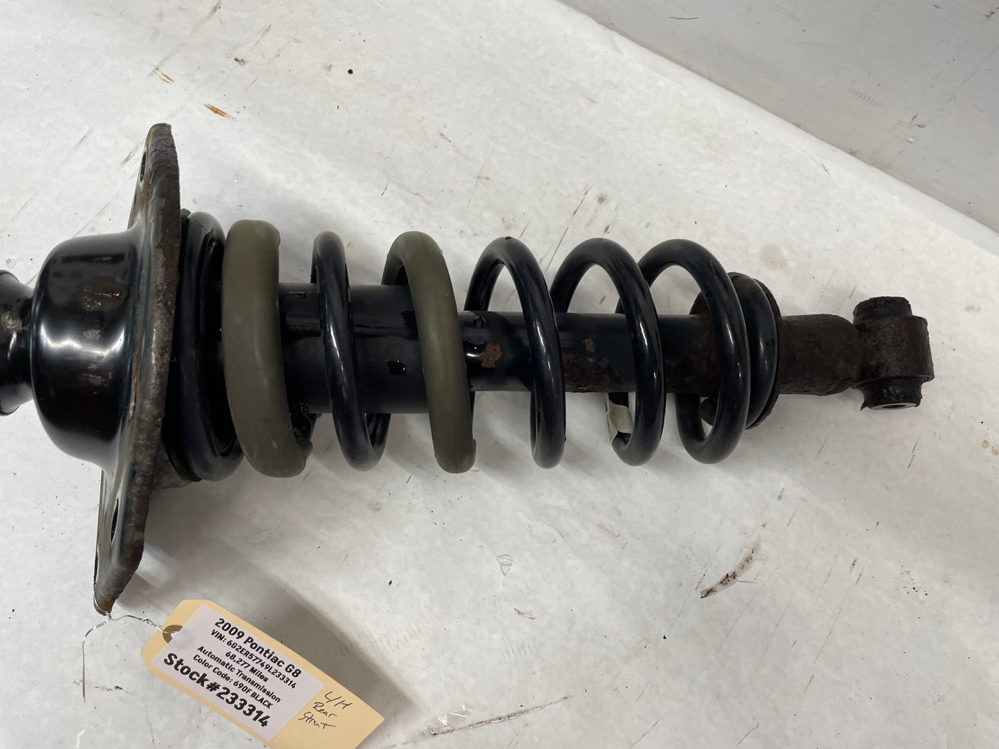 2009 Pontiac G8 LH Driver Rear Suspension Shocks Strut Absorber Assembly OEM - Day's Parts Yard