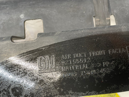2005 Pontiac GTO Front Facial Radiator Air Inlet Lower Duct OEM