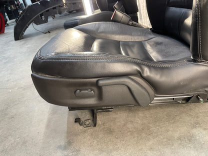 2008 Chevy C6 Corvette Seats Black Leather OEM