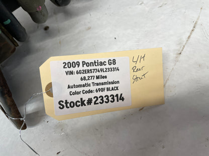 2009 Pontiac G8 LH Driver Rear Suspension Shocks Strut Absorber Assembly OEM - Day's Parts Yard