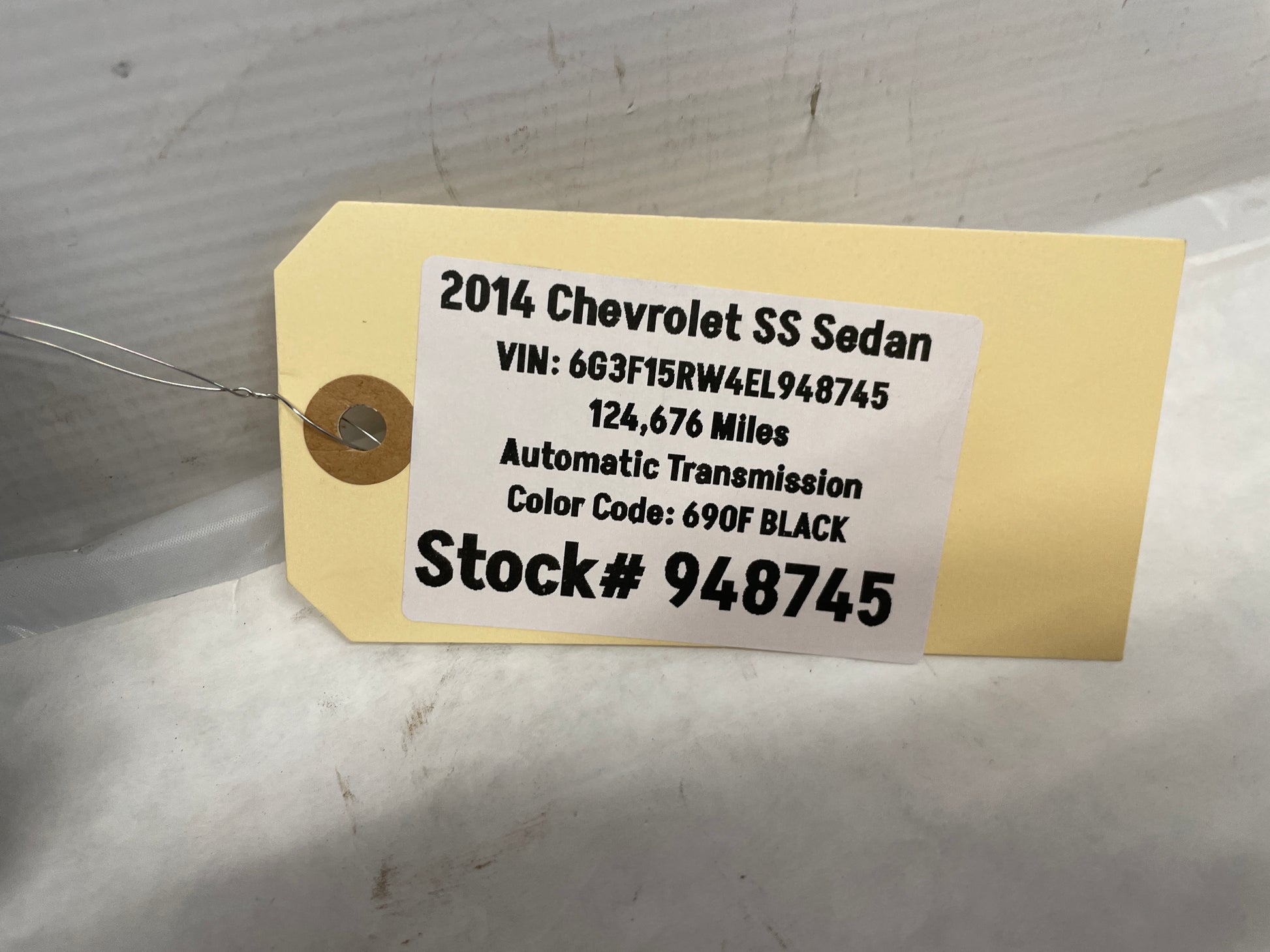2014 Chevy SS Sedan Fuel Tank Gas Door Cover Black OEM - Day's Parts Yard