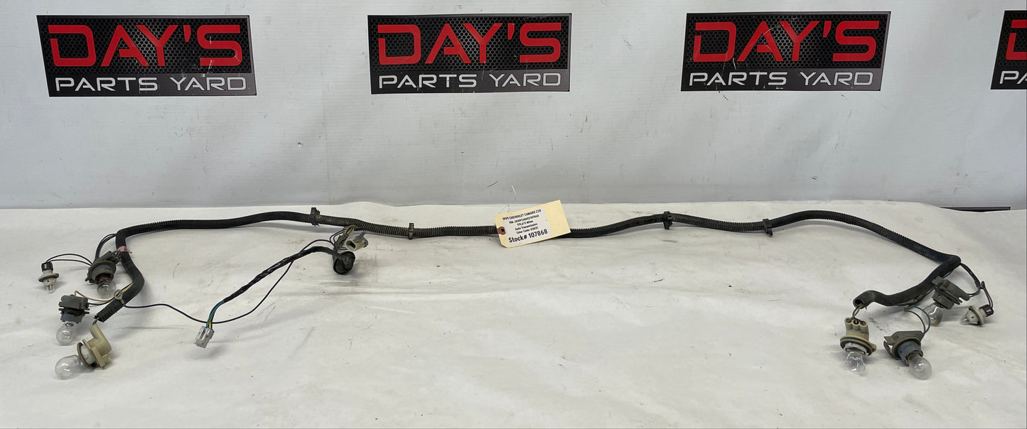 1999 Chevy Camaro Z28 Rear Bumper Taillight Wire Wiring Harness OEM - Day's Parts Yard