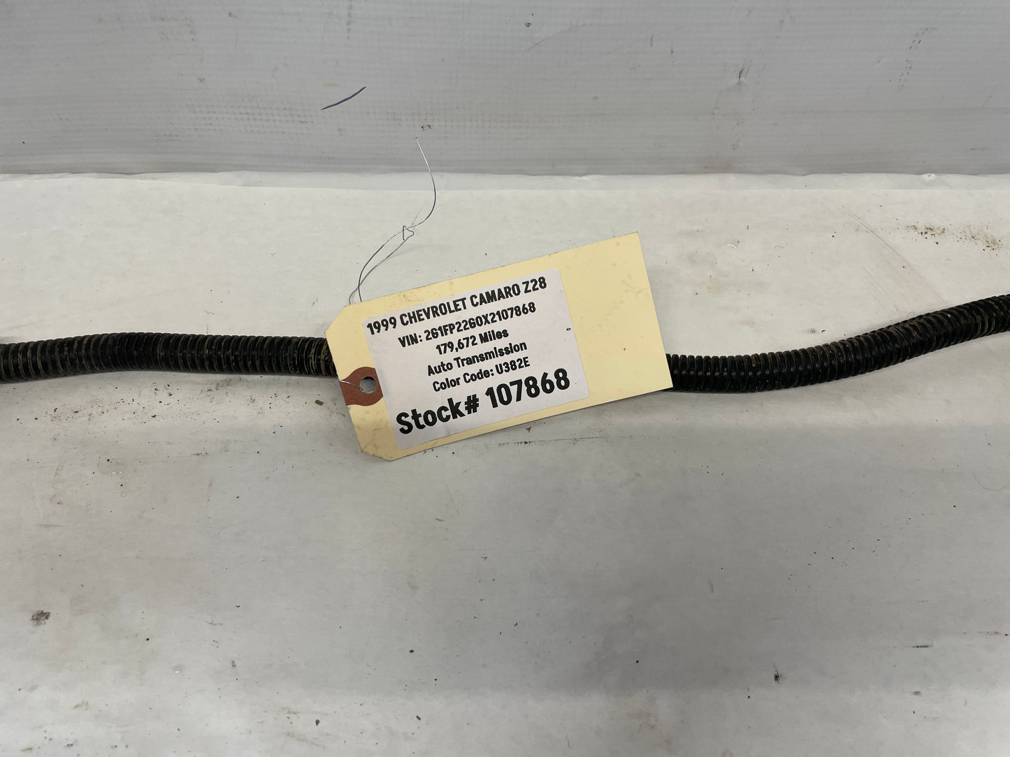 1999 Chevy Camaro Z28 Rear Bumper Taillight Wire Wiring Harness OEM - Day's Parts Yard